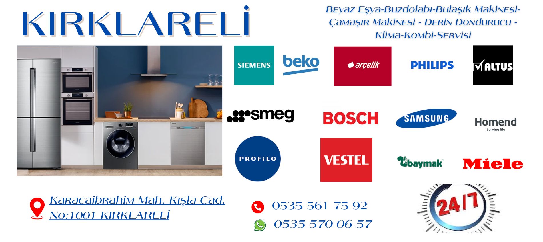 Kırklareli Beyaz Eşya 